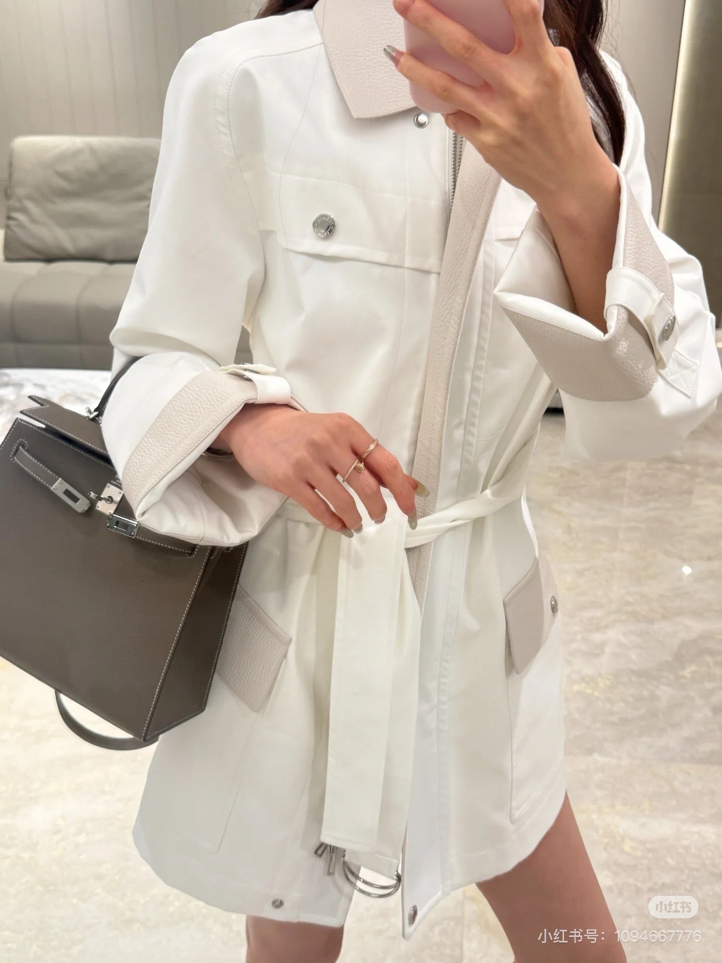 Herm 25fw trench coats