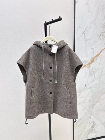 Brun 25fw hooded vest