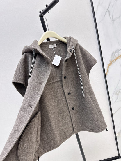 Brun 25fw hooded vest