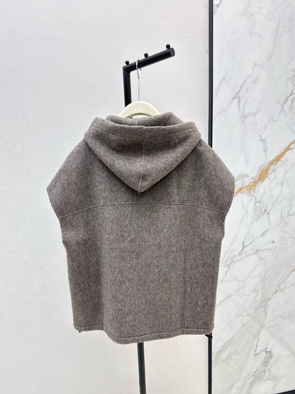 Brun 25fw hooded vest