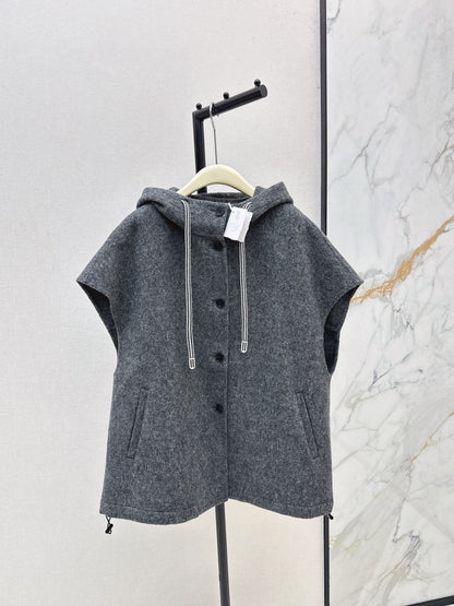 Brun 25fw hooded vest