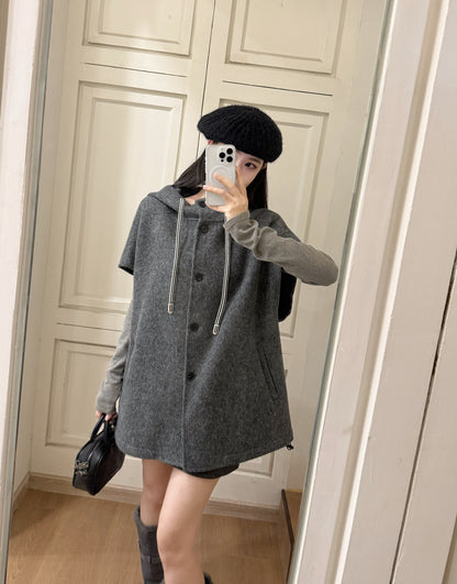 Brun 25fw hooded vest