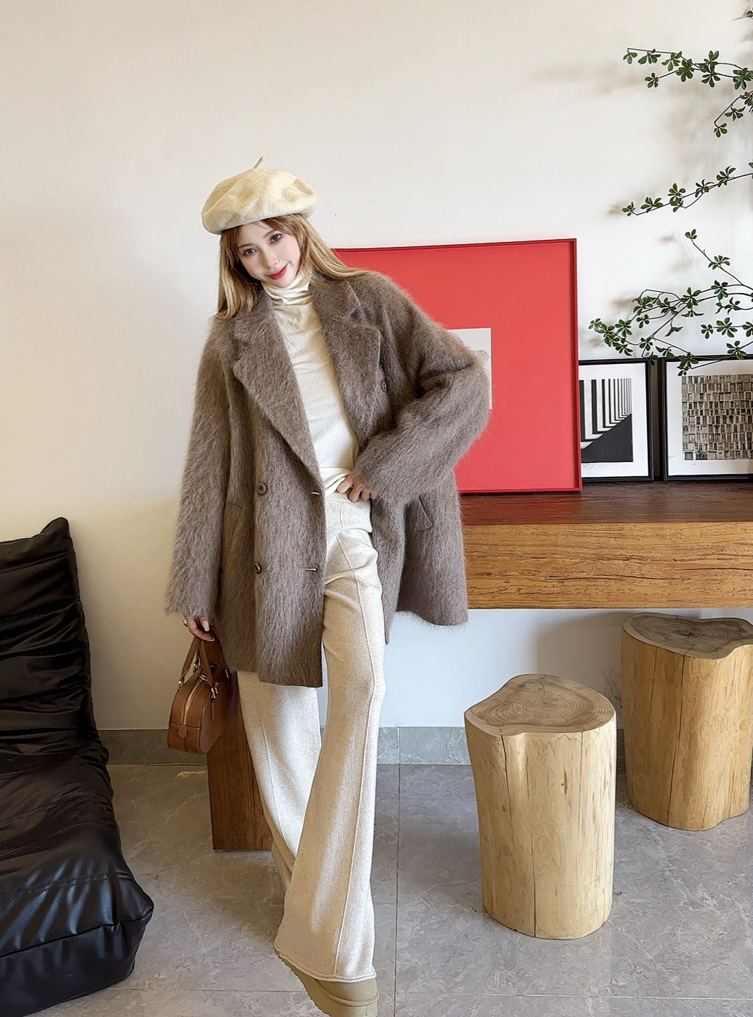 Max 25fw wool overcoats