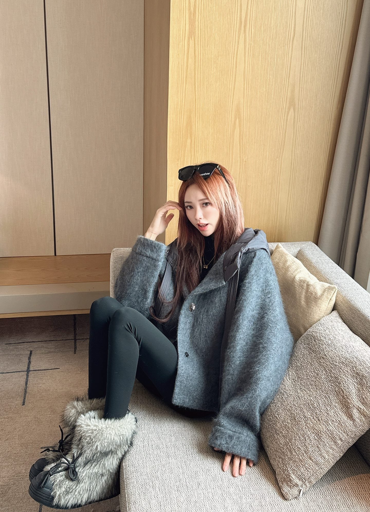 Max 25fw hooded jacket