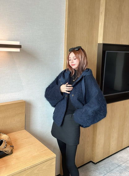 Max 25fw hooded jacket