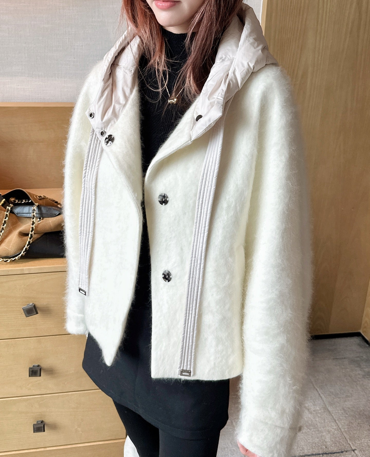 Max 25fw hooded jacket