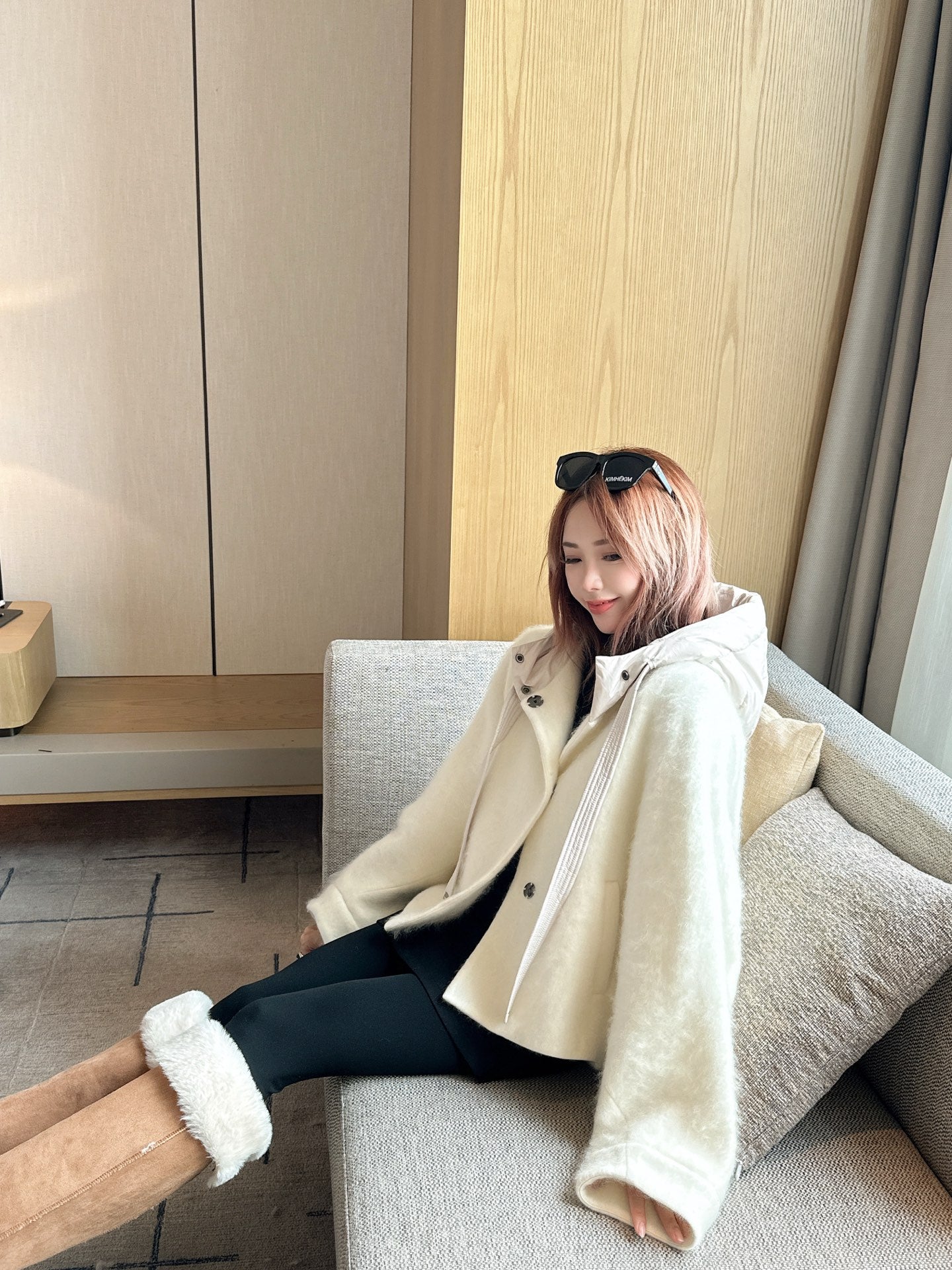 Max 25fw hooded jacket