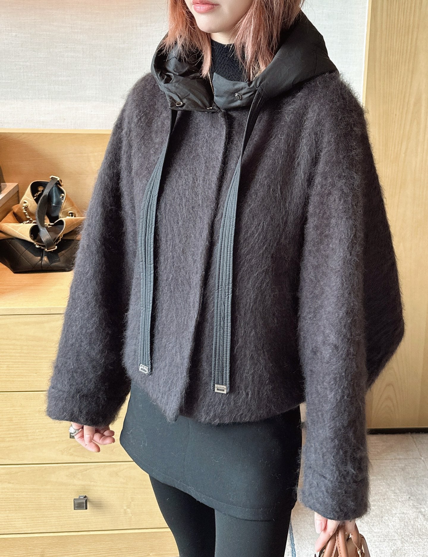 Max 25fw hooded jacket