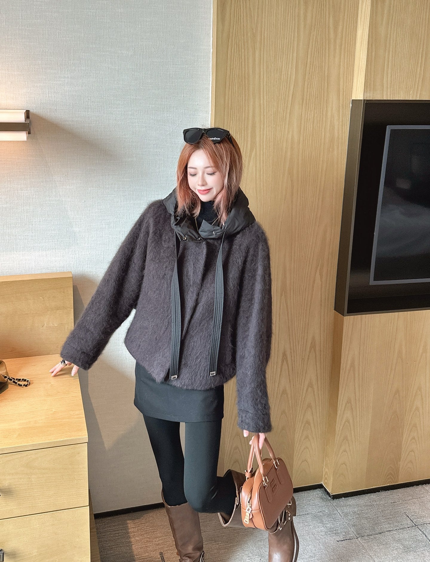 Max 25fw hooded jacket