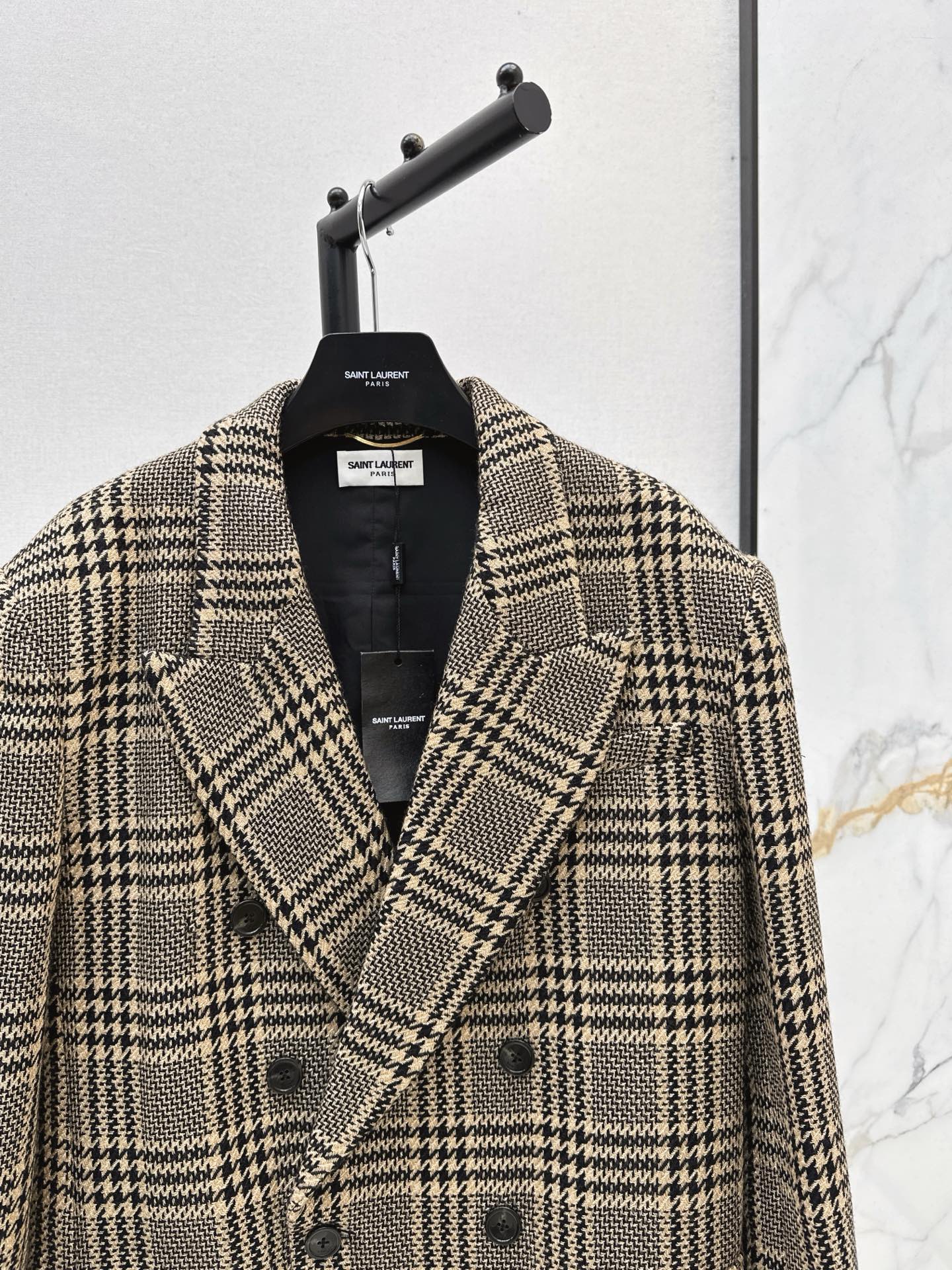 Sain 25fw check blazer