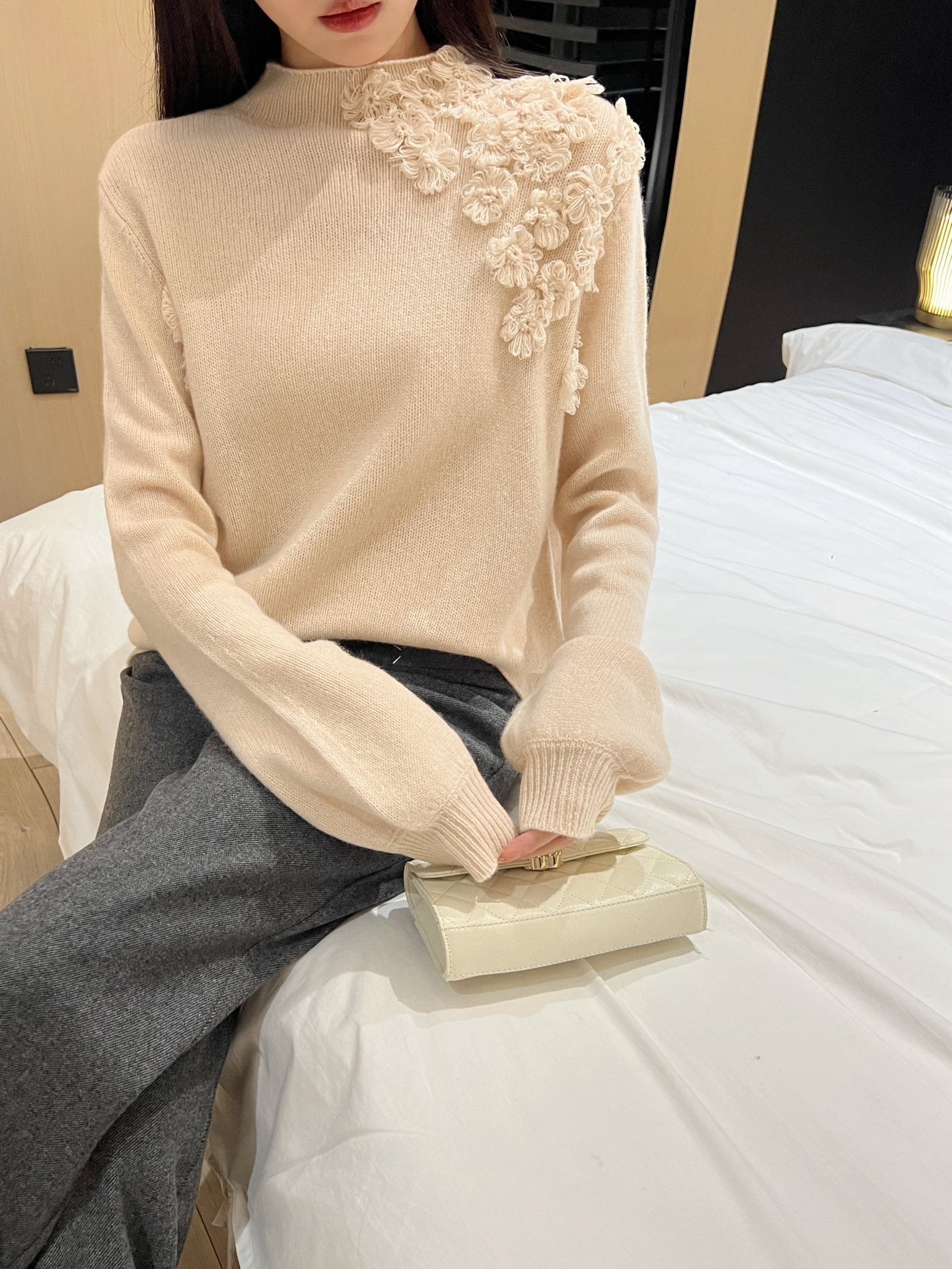 Miu 25fw knit cardigan