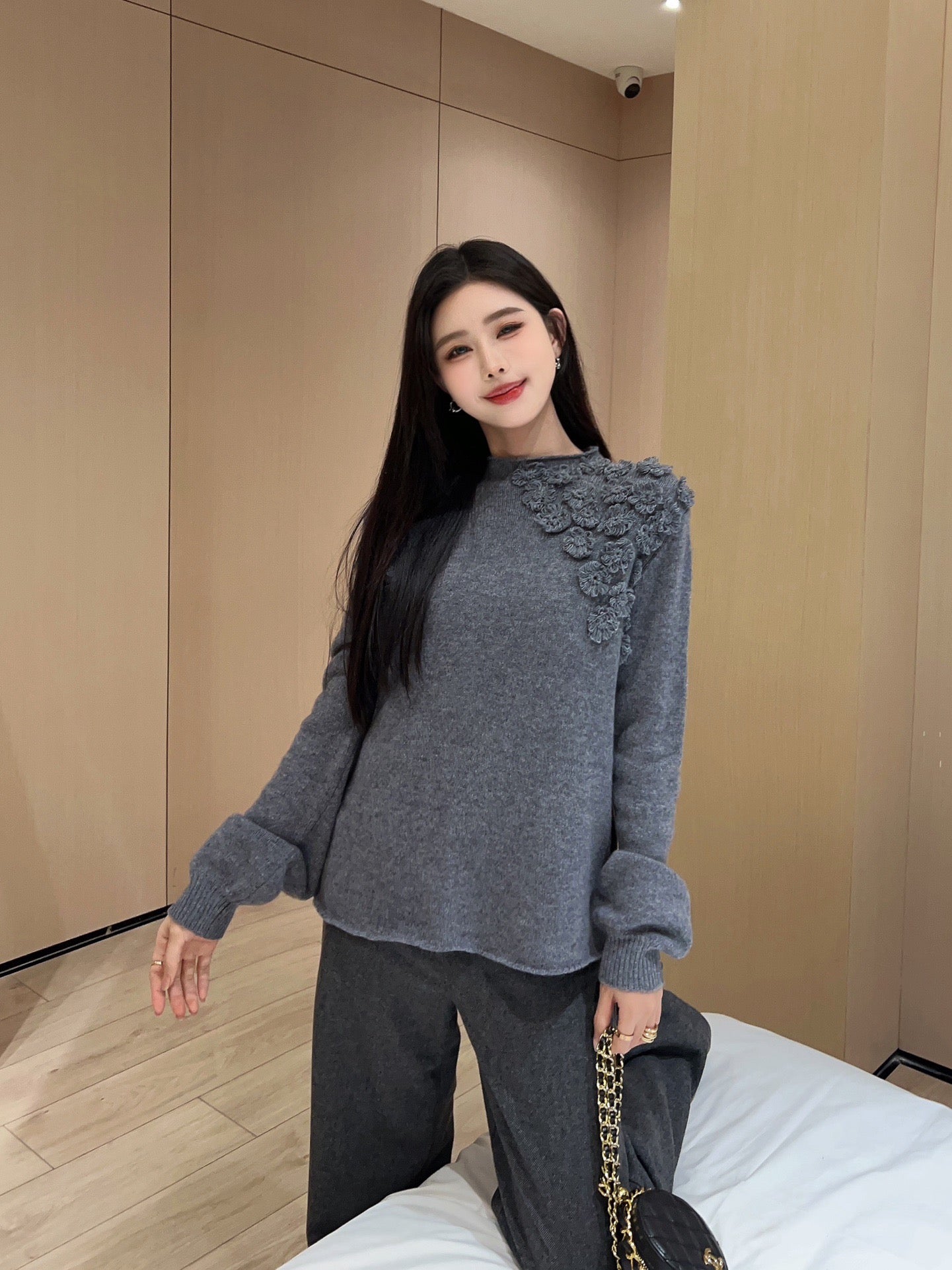 Miu 25fw knit cardigan