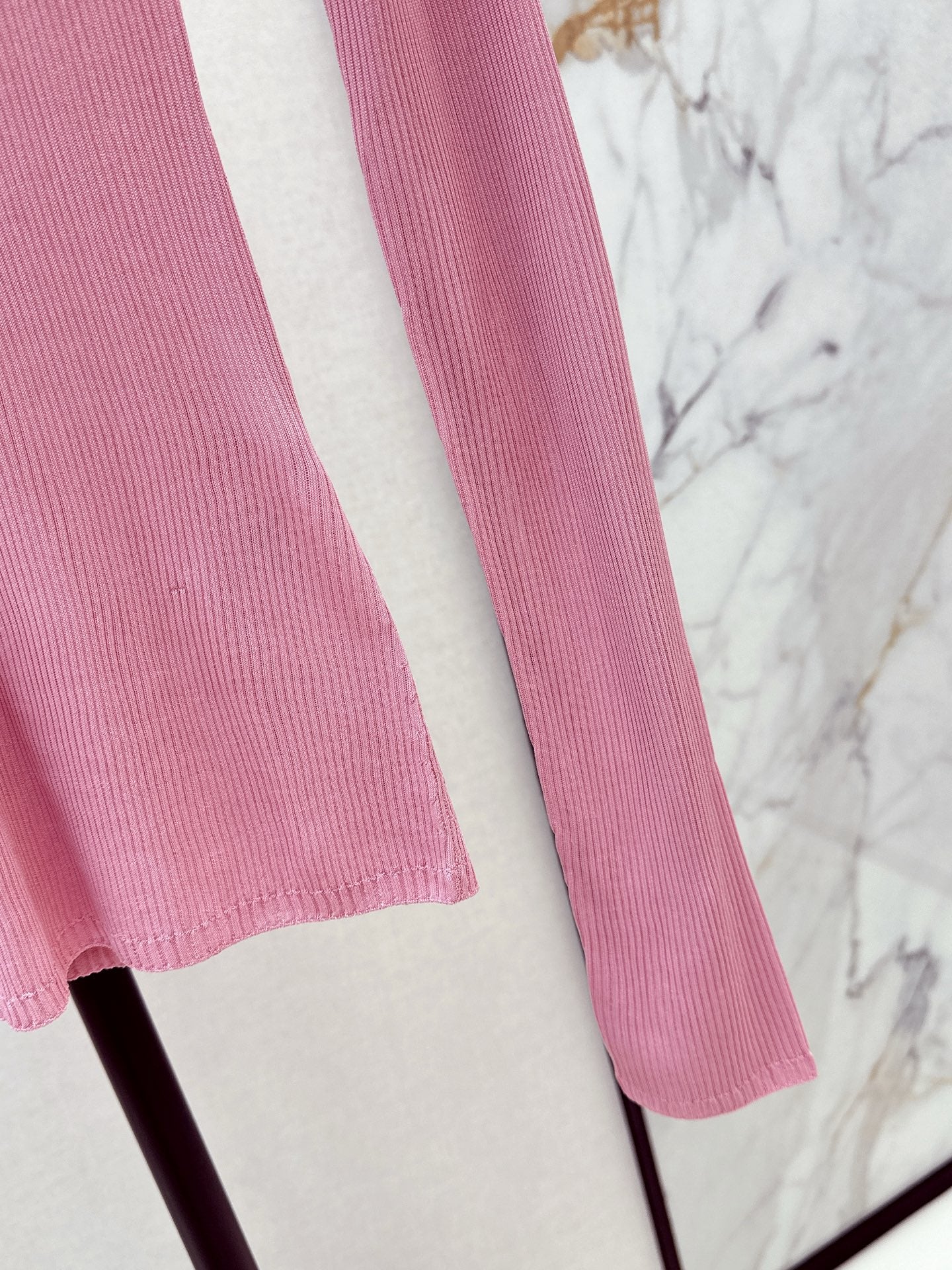 Miu 25fw silk knit shirt