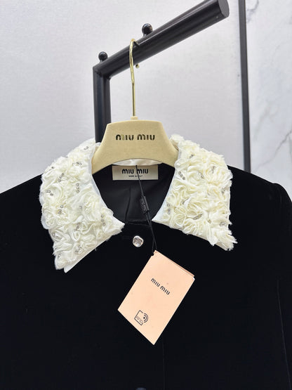 Miu 25fw velvet jacket