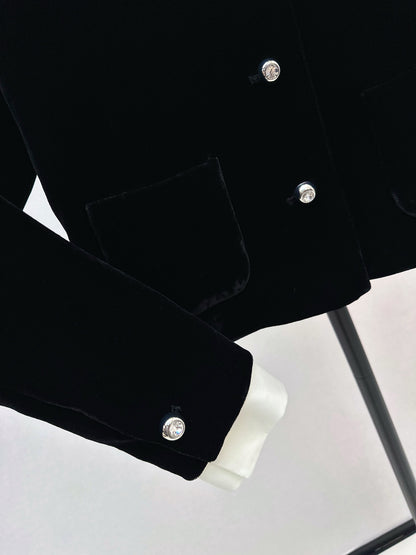 Miu 25fw velvet jacket