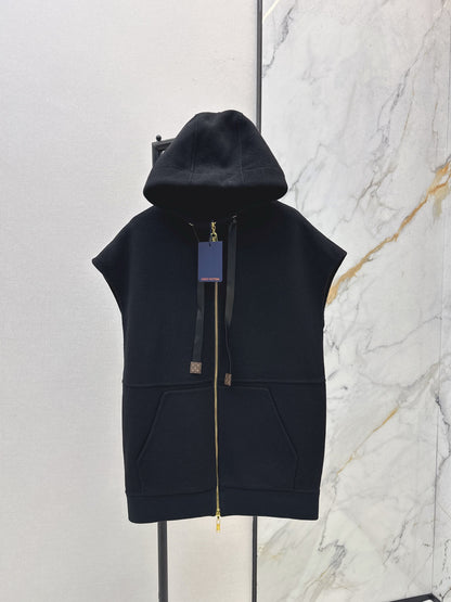 Loui 25fw hooded waistcoat