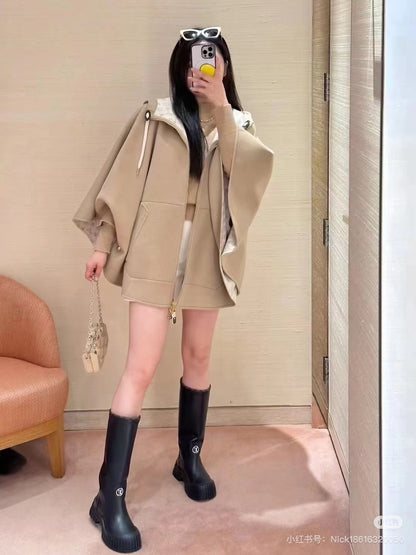 Loui 25fw reversible hooded coats