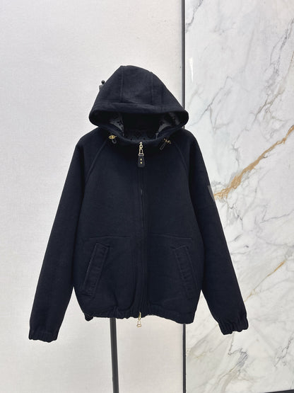 Loui 25fw reversible hooded jacket