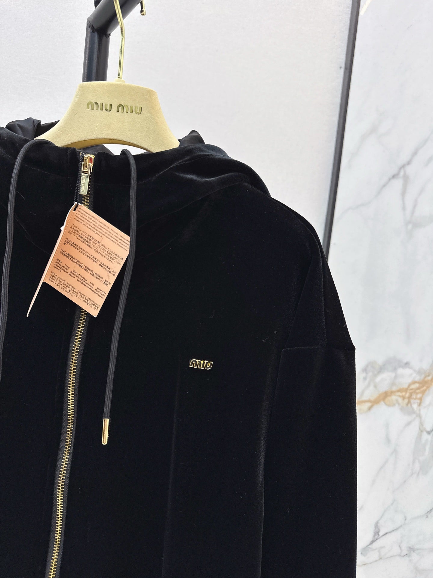 Miu 25fw velvet jacket