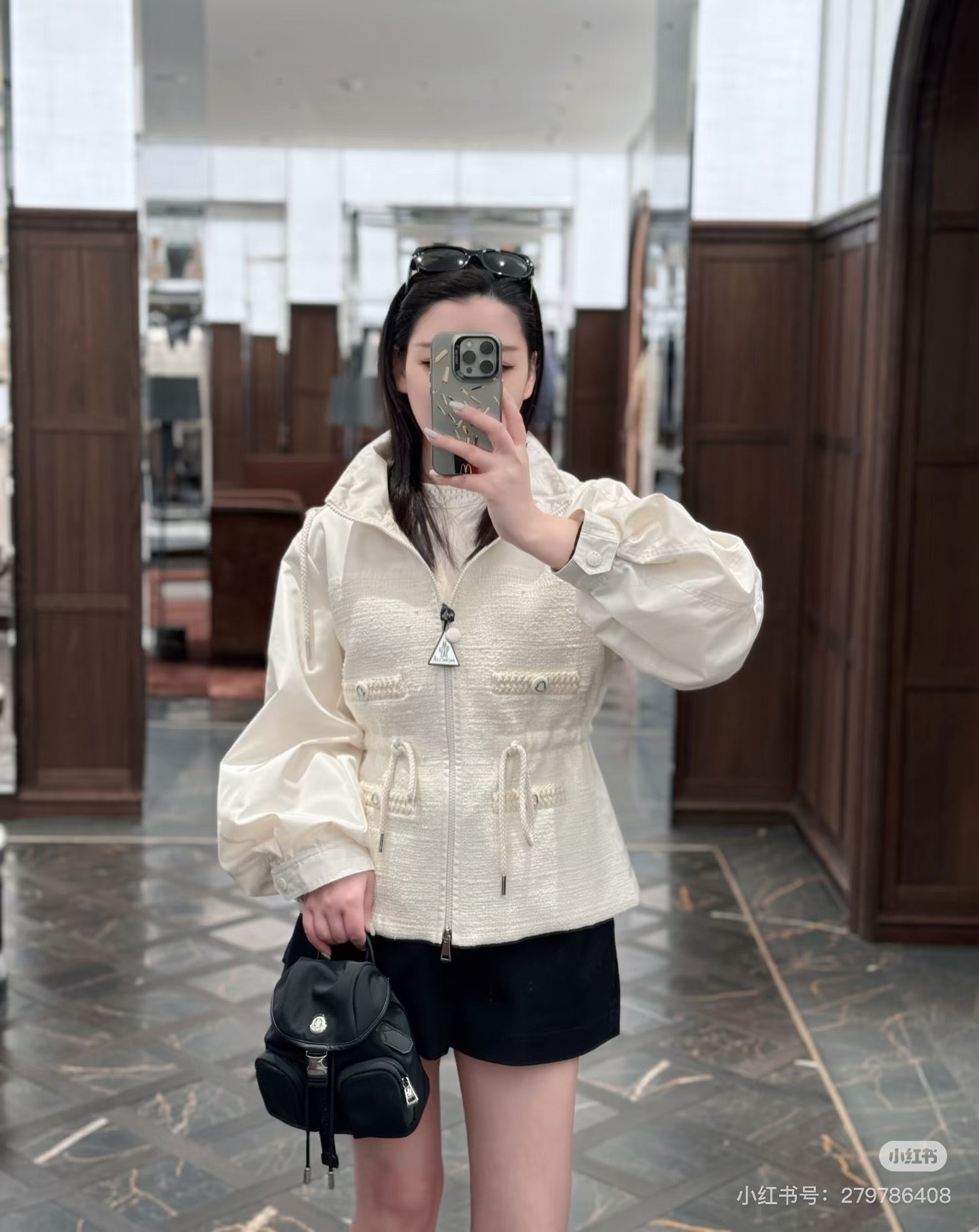 Monc 25fw hooded jacket