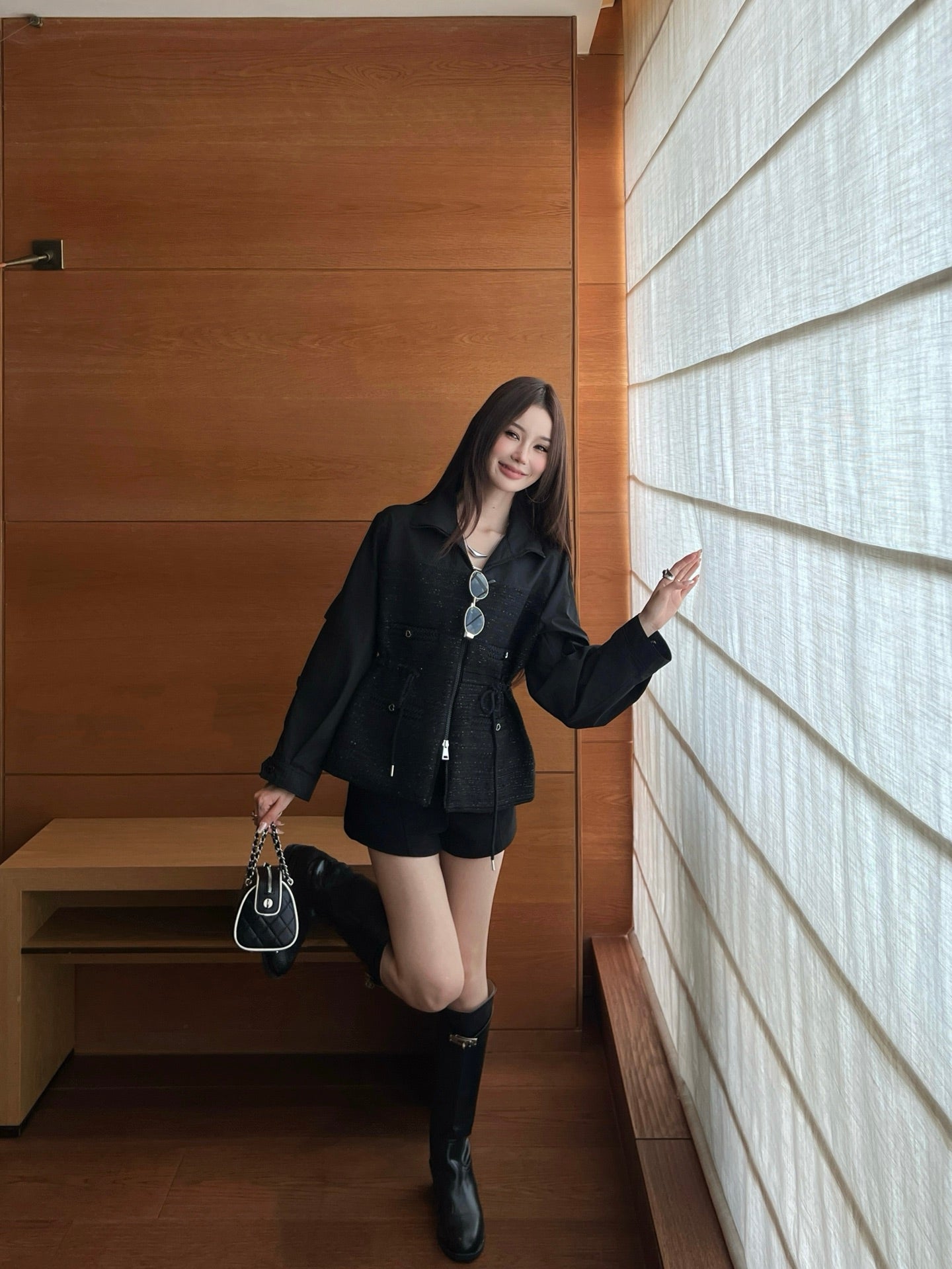 Monc 25fw hooded jacket