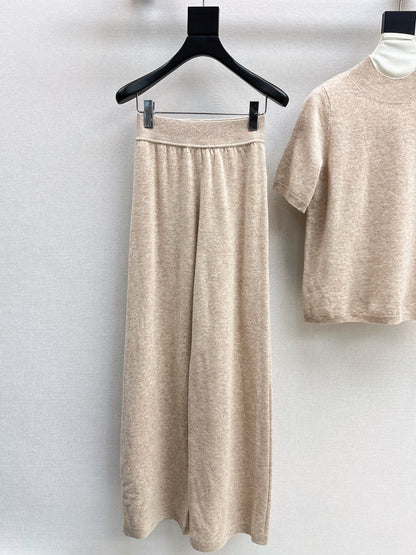 Miu 25fw sweater shirt pants set