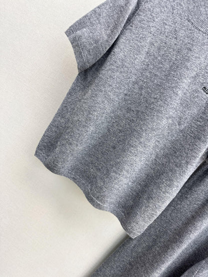 Miu 25fw sweater shirt pants set