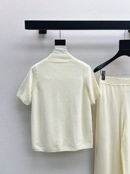 Miu 25fw sweater shirt pants set