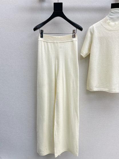 Miu 25fw sweater shirt pants set