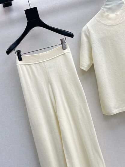 Miu 25fw sweater shirt pants set