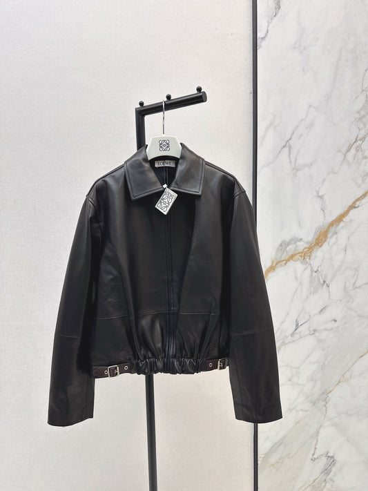 Loe 25fw leather jacket