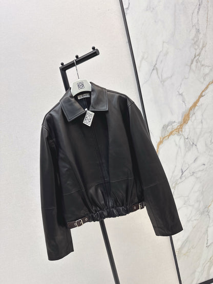 Loe 25fw leather jacket