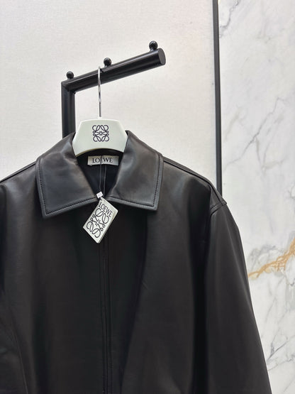 Loe 25fw leather jacket