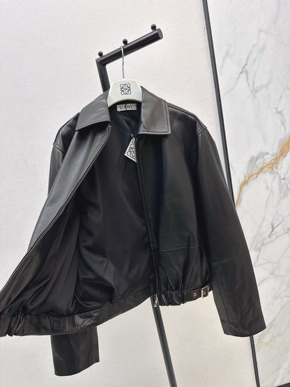 Loe 25fw leather jacket