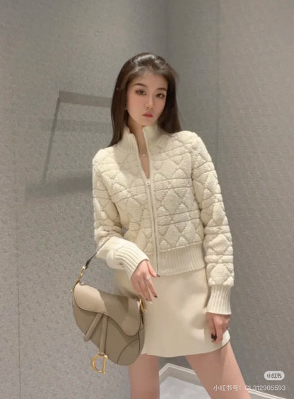 CD 25fw knitted jacket