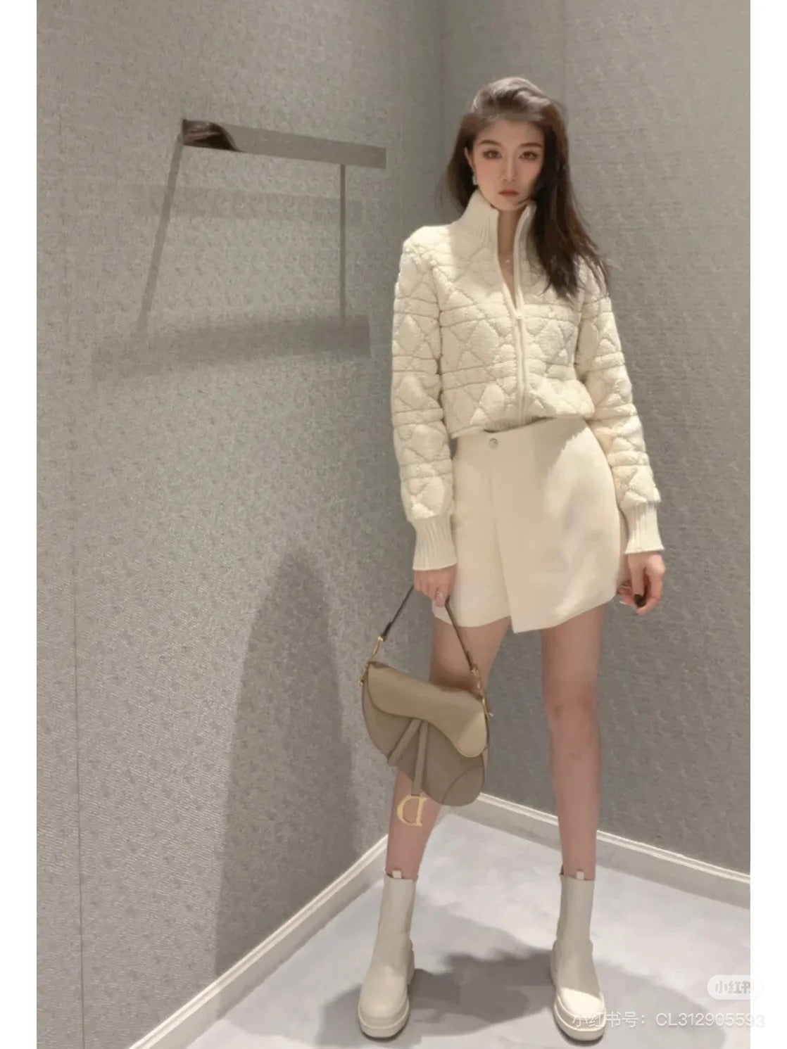 CD 25fw knitted jacket