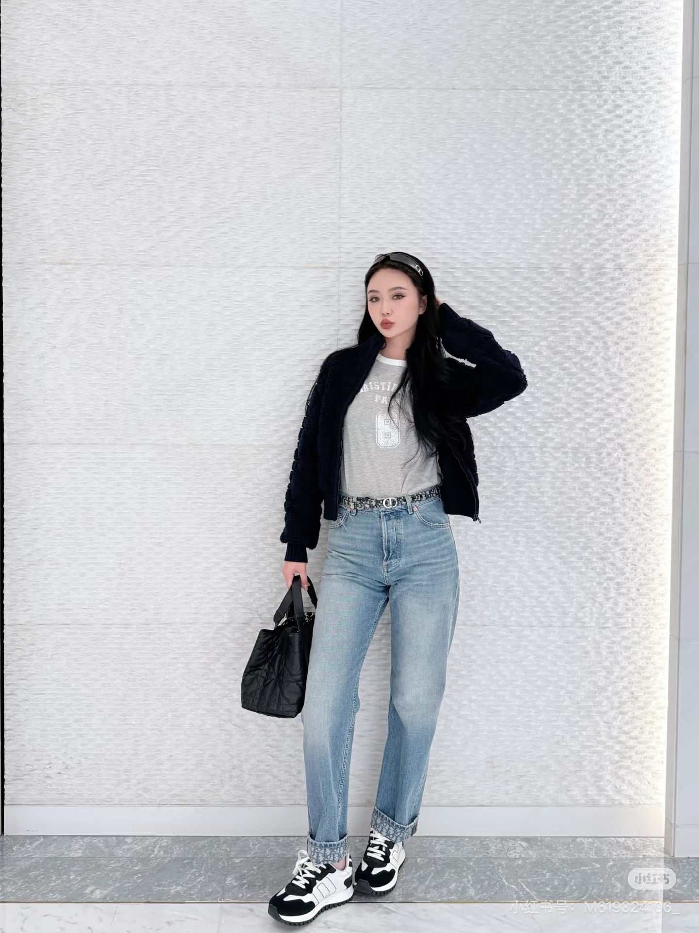 CD 25fw knitted jacket