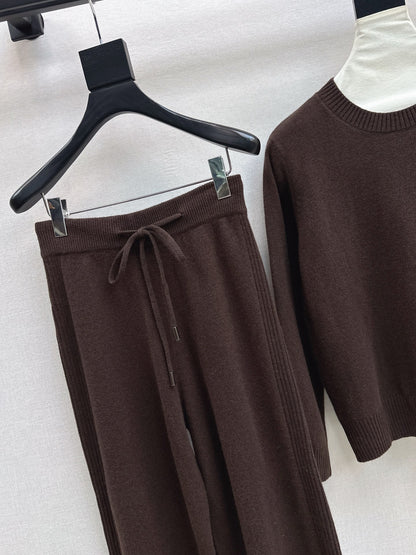 Max 25fw wool sweater pants set
