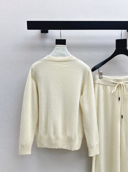 Max 25fw wool sweater pants set