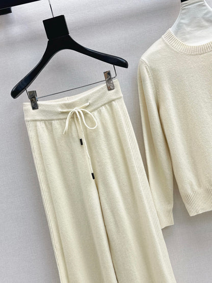 Max 25fw wool sweater pants set