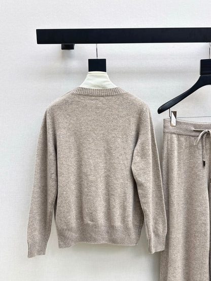 Max 25fw wool sweater pants set