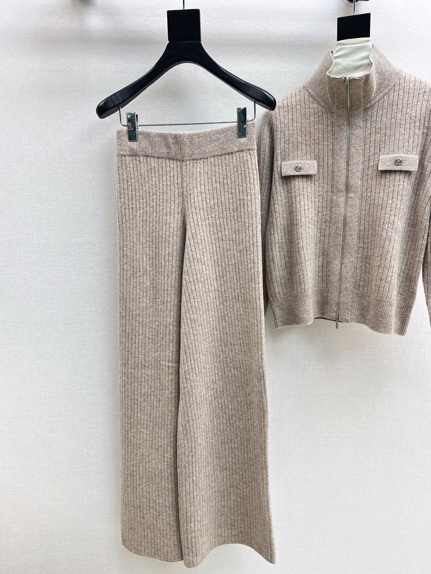 Loro 25fw knitted jacket pants set