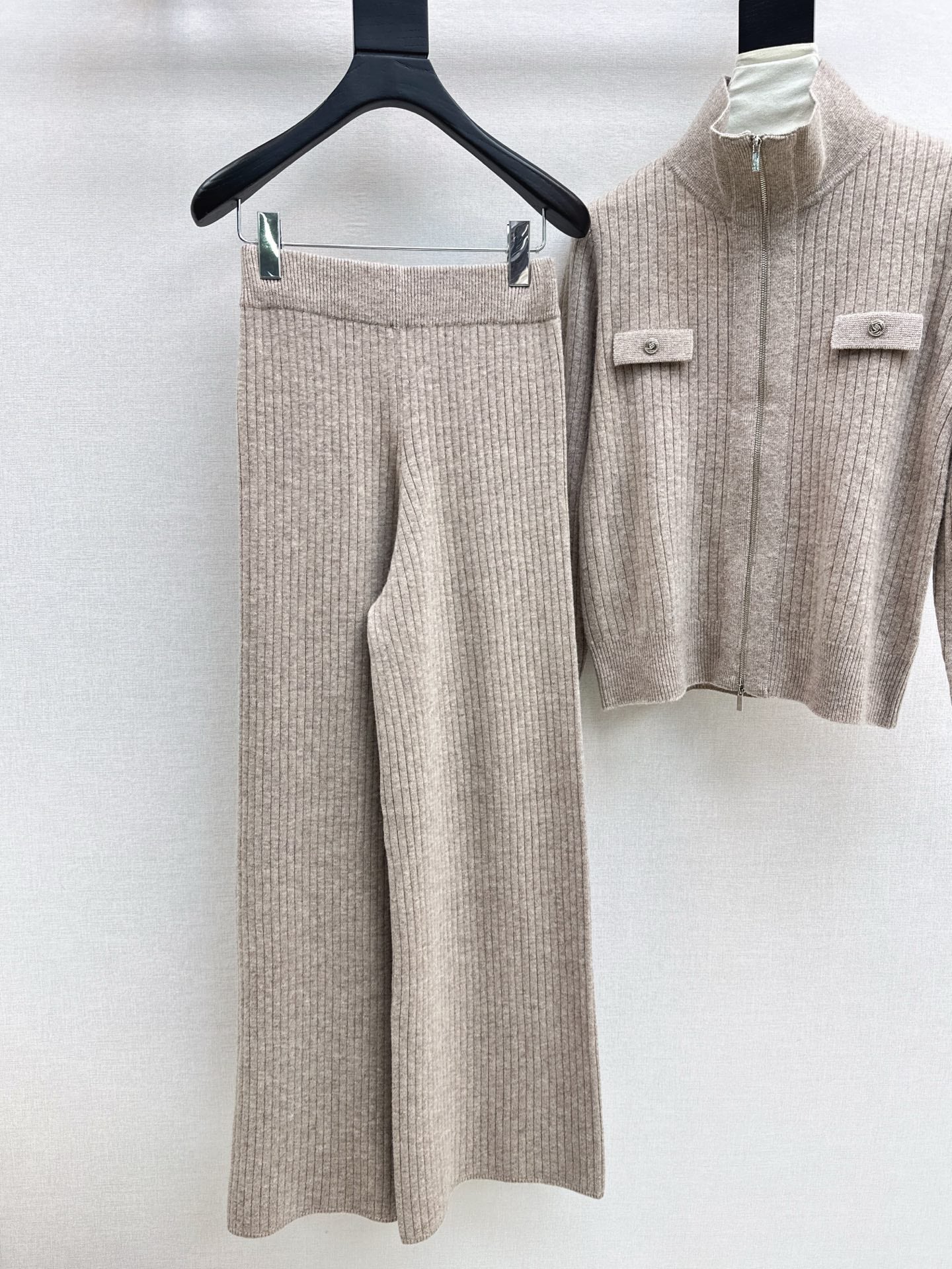 Loro 25fw knitted jacket pants set