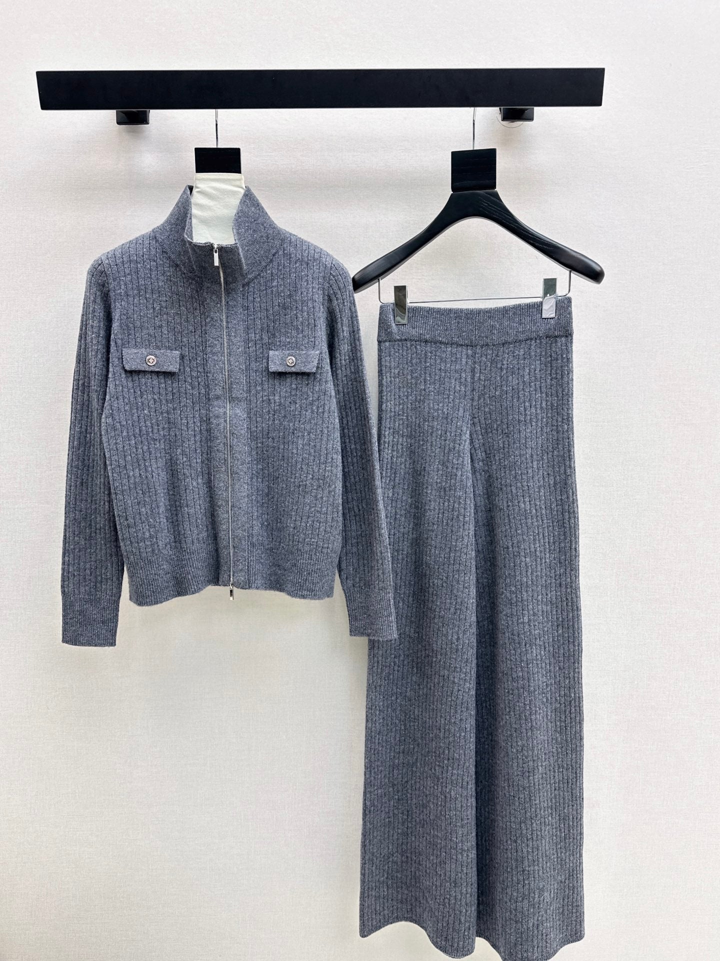 Loro 25fw knitted jacket pants set