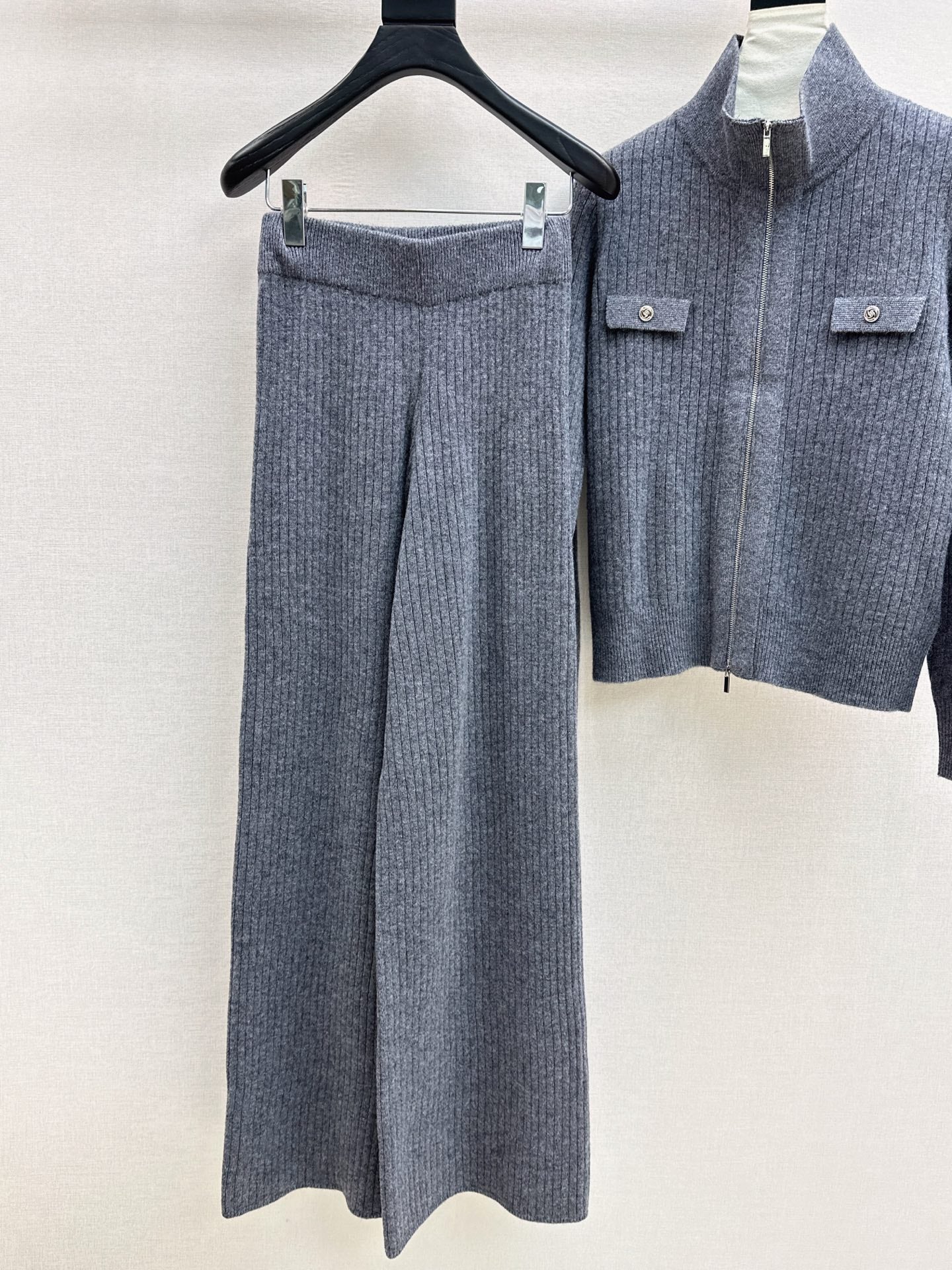 Loro 25fw knitted jacket pants set