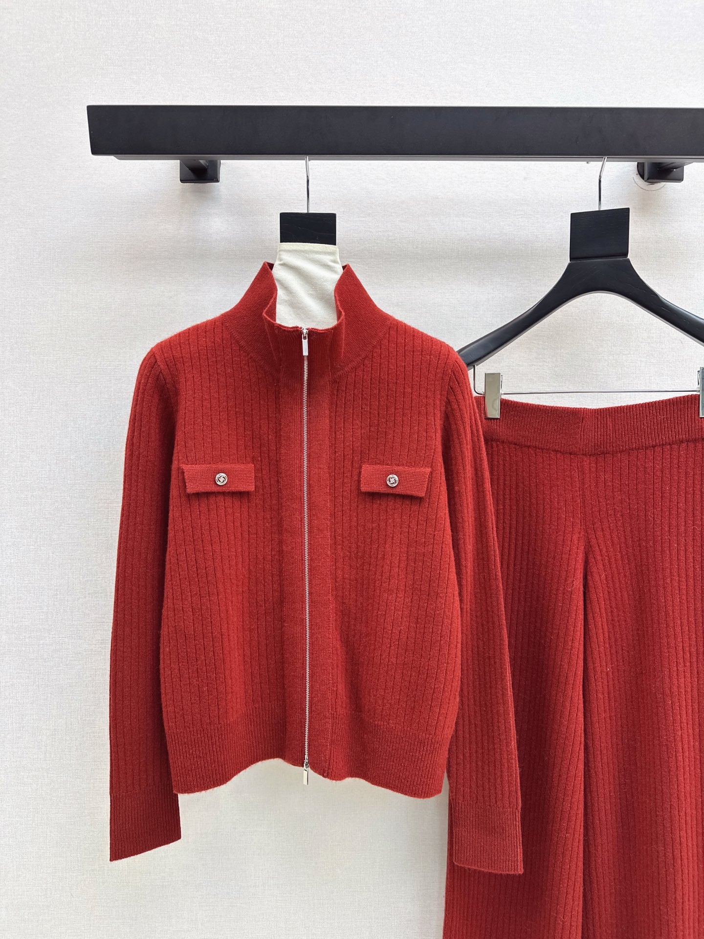 Loro 25fw knitted jacket pants set