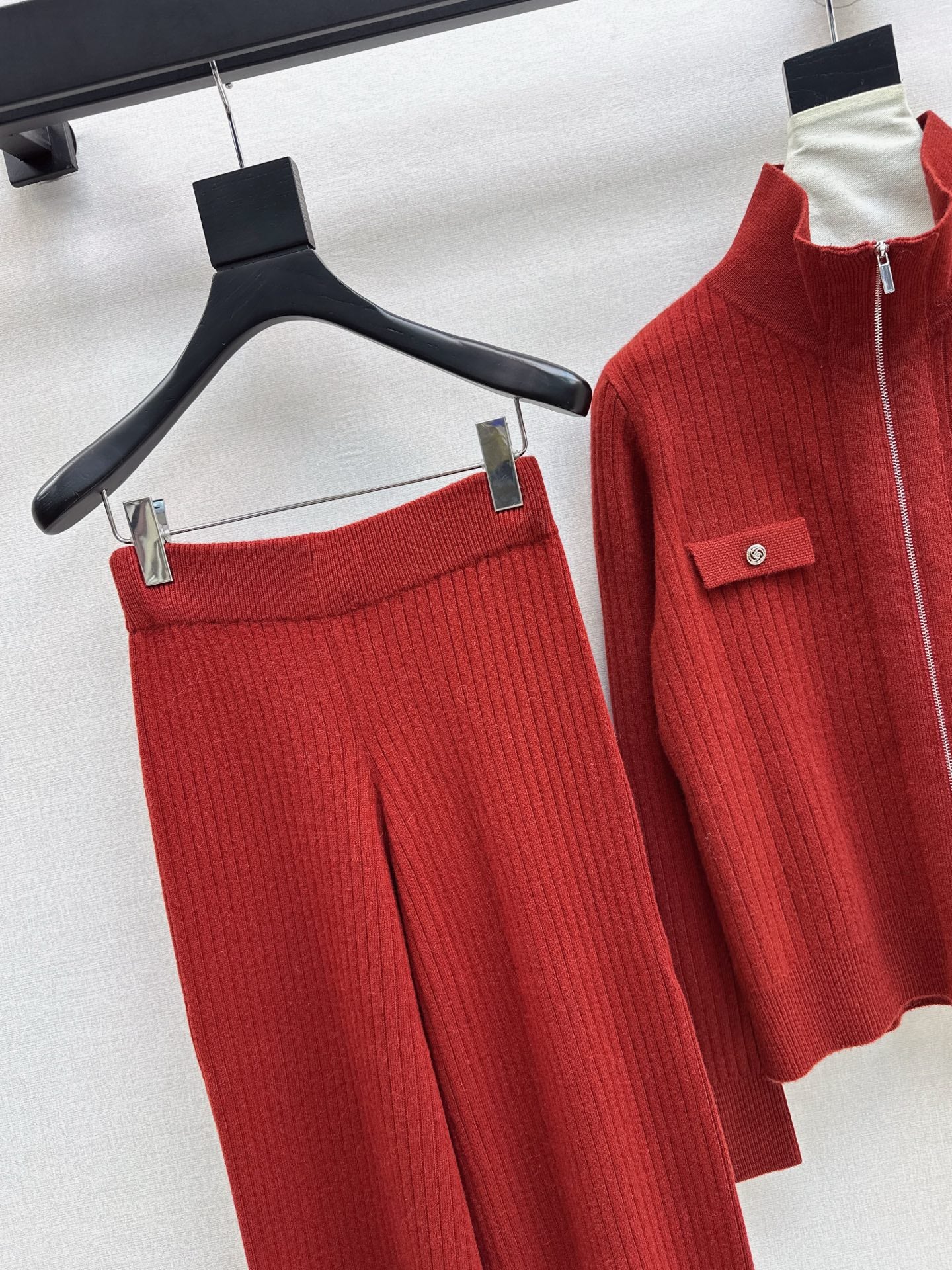 Loro 25fw knitted jacket pants set