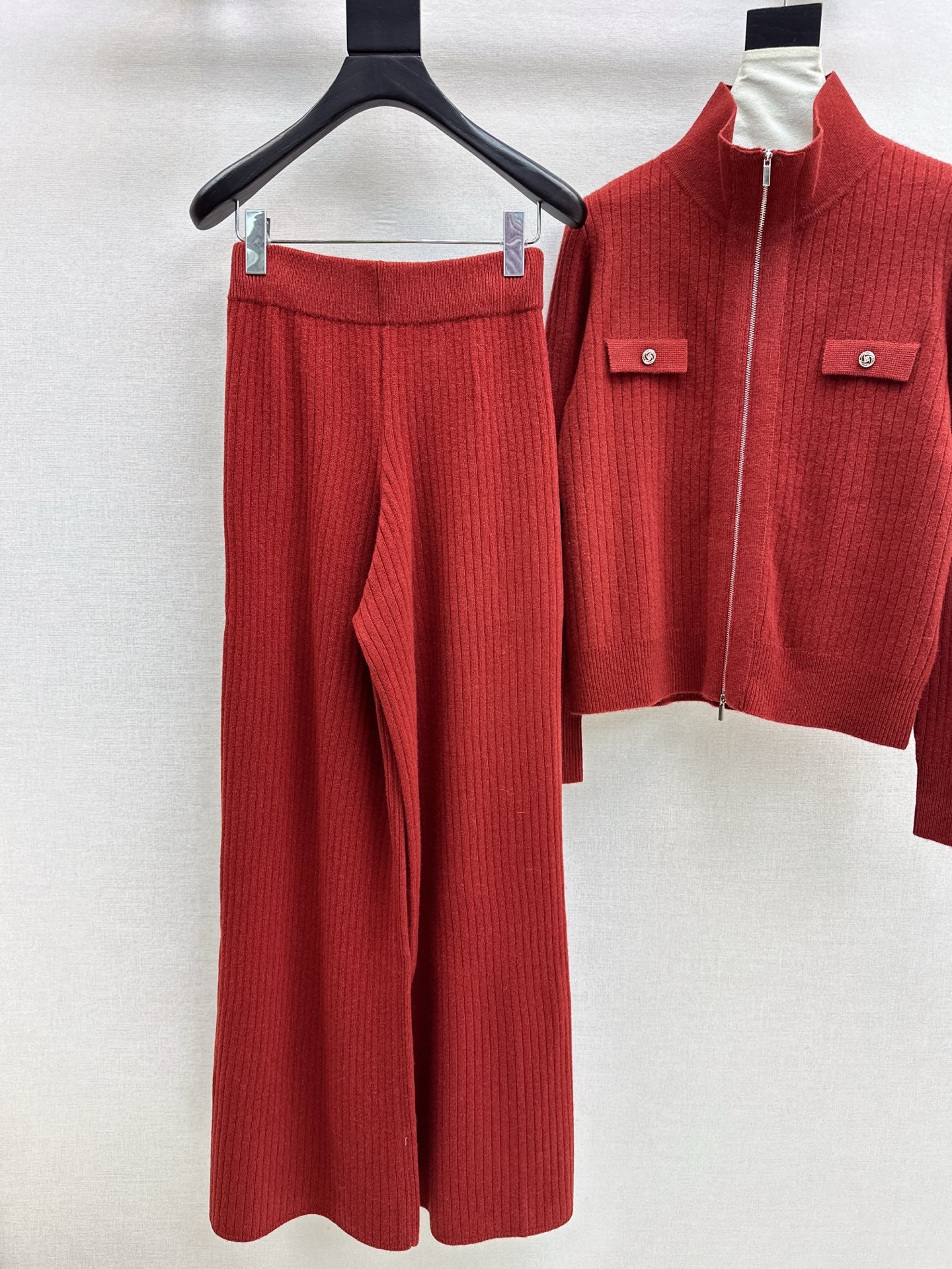 Loro 25fw knitted jacket pants set