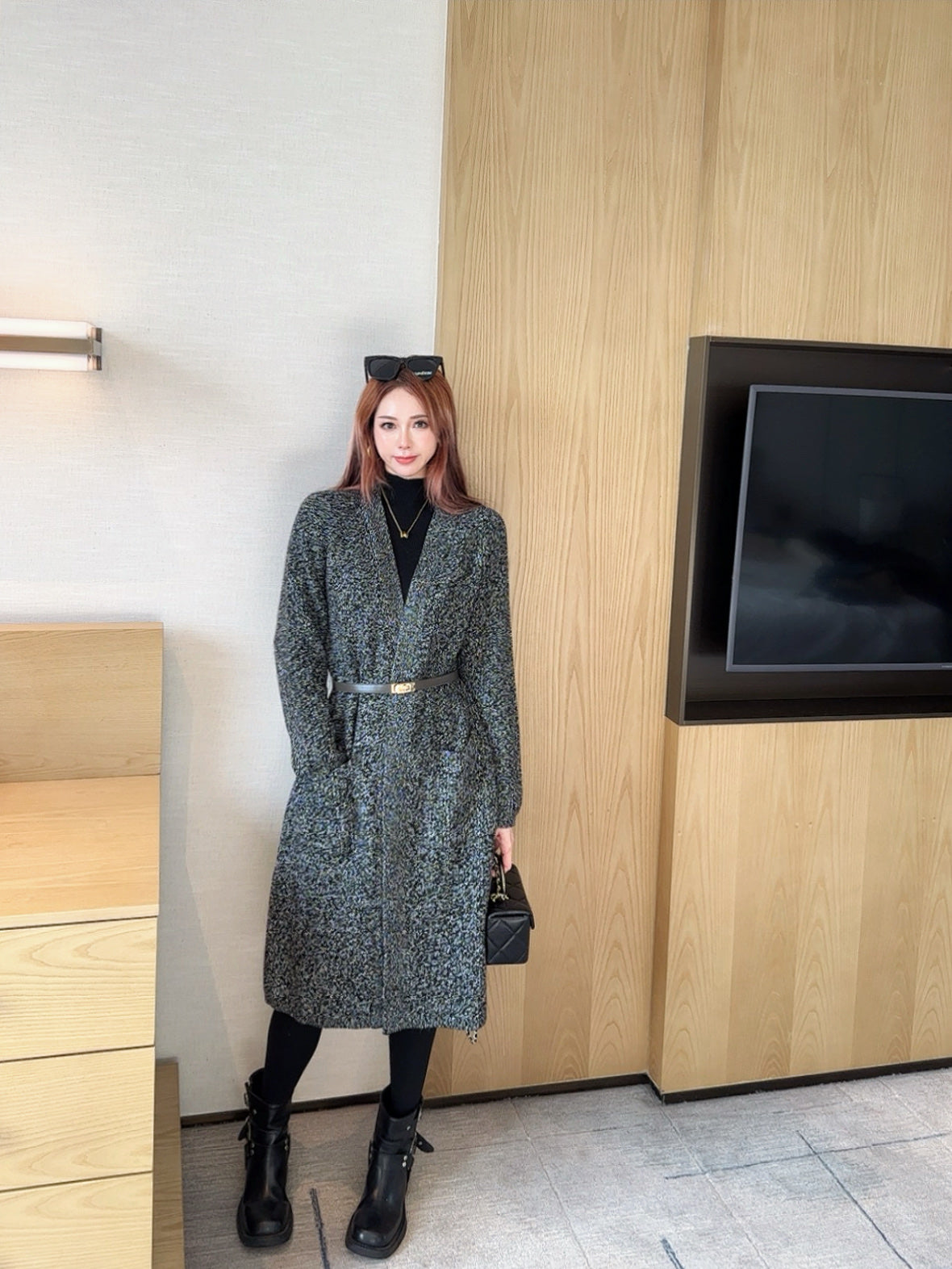 Herm 25fw knitted jacket