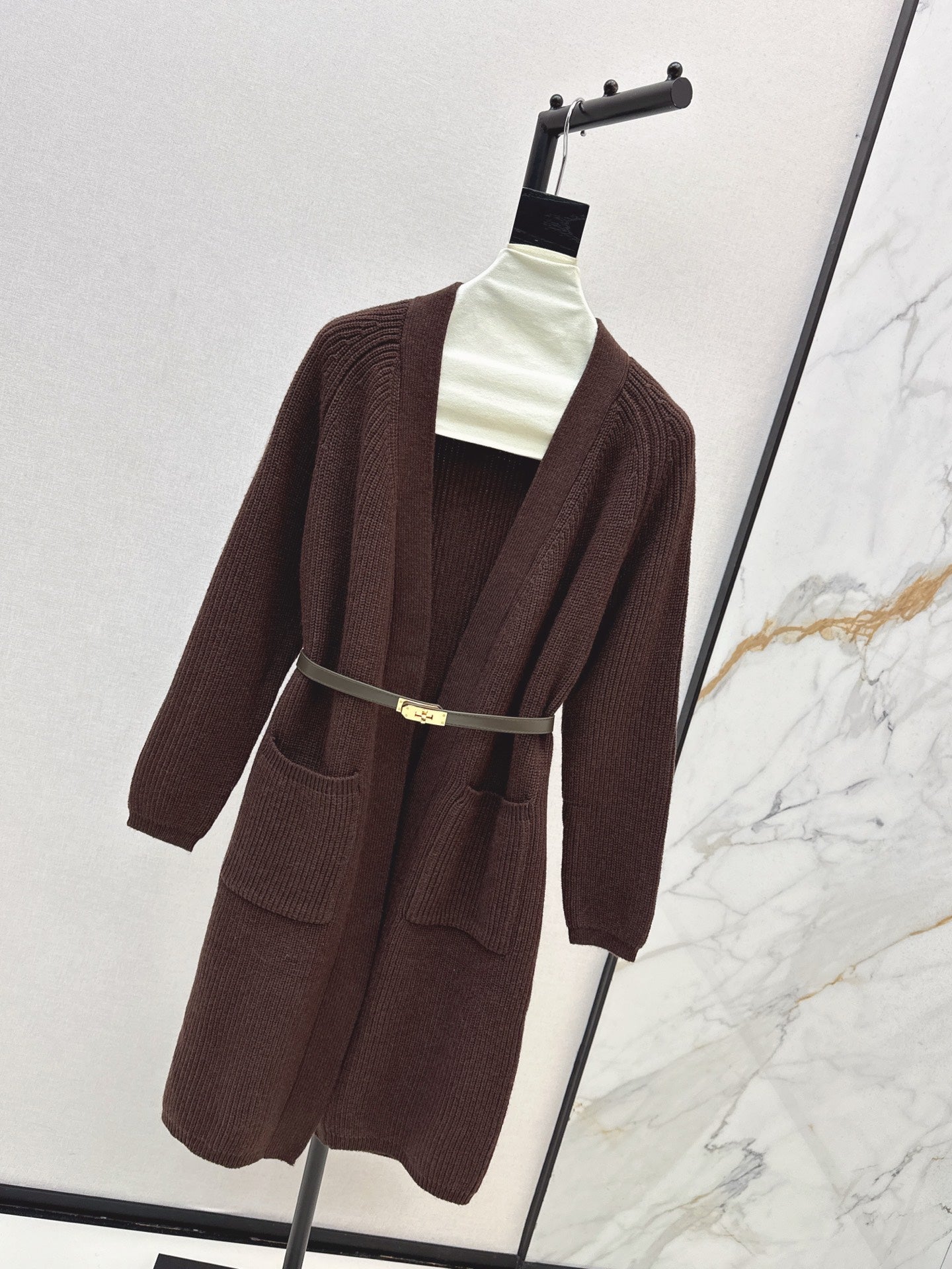 Herm 25fw knitted jacket